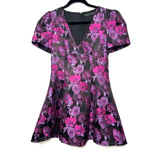 House of Harlow x REVOLVE Amara Dress Women S Pink multi Floral Puff Sleeve Mini